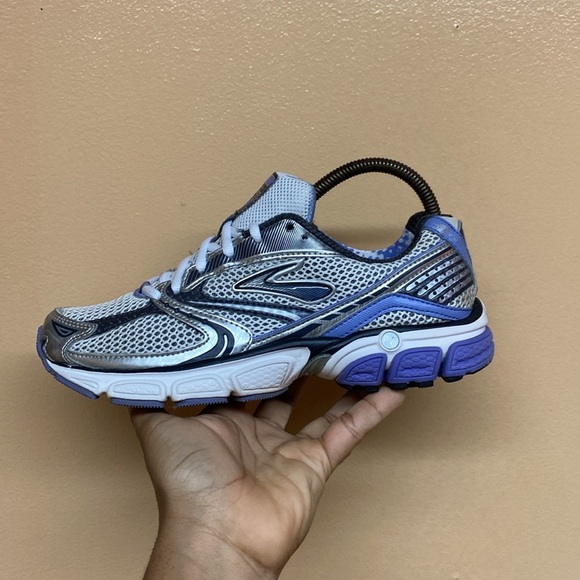 Brooks Ghost 3 Running Sneakers “Grey Purple White” - Picture 11 of 17